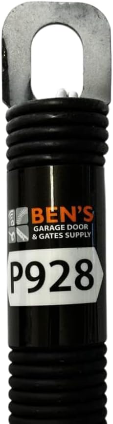 P528 28-Inch Plug-End Garage Door Spring (.207 In #5 Wire), Black