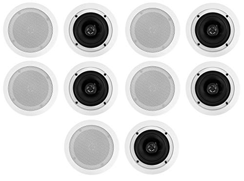 Rockville (10) CC525T White 5.25