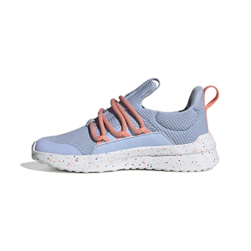 adidas T nis de corrida unissex infantil Lite Racer Adapt 5.0, Blue Dawn/Coral Fusion/Blue Fusion M,