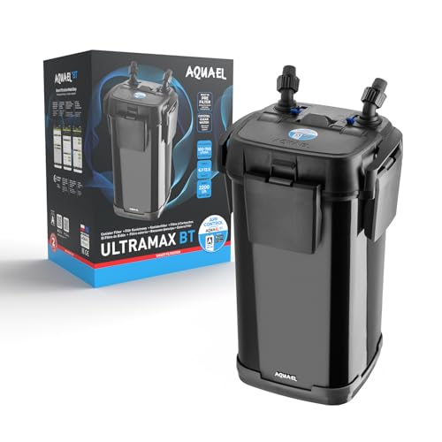 ULTRAMAX BT – Innowacyjna filtracja – z myślą o wygodzie | Zewnętrzny filtr kubełkowy do akwarium 100–750 l | 2200 l/h | 6,1-13,5 W | sterowanie przez aplikację