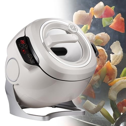 LYDZUSDP Commercial Automatic Stir Frying Pot,Stir Frying Machine with 360° Rotating and All-Round Heating,Electric Cooking Machine(220v)