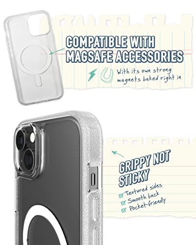 Image of Smartish iPhone 14 Plus Slim Case - Gripmunk Compatible with MagSafe [Lightweight + Protective] Thin Grip Cover - Nothin' to Hide