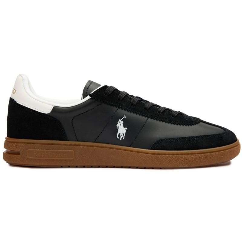 Baskets Bedford Ralph Lauren en cuir marron pour homme