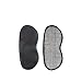 Generic Coussin du Talon Inserts Gel épais Anti-Wear Pied Non GLIP-GLIP-Glissement. (Color : Black, Size : XL)
