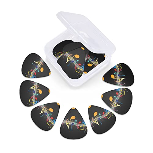 Ensemble de 12 médiators de guitare colorés pour guitare acoustique, guitare électrique, contrebasse, ukulélé - Les Beatles, Paul McCartney, John Lennon, RIngo Starr, George Harrison Ensemble de 12 médiators de guitare colorés pour guitare acoustique, guitare électrique, contrebasse, ukulélé – Image 7