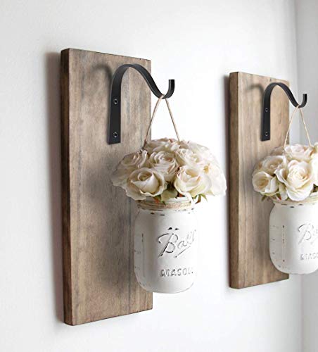 Mkouo Hanging Wall Bracket Wrought Iron Hooks for