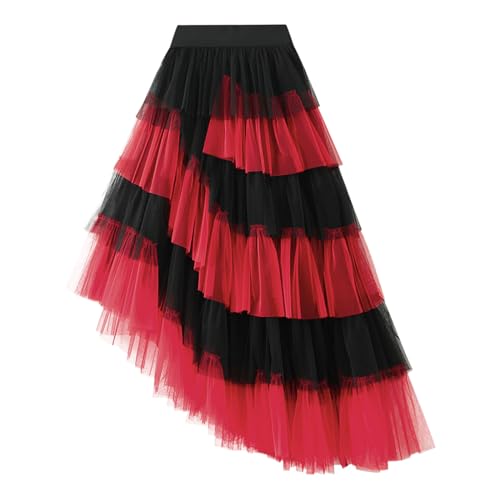 Jupe en tulle bleu plissée pour un volume rétro parfait