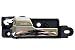 PT Auto Warehouse FO-2929M-RL - Inside Interior Inner Door Handle, Chrome Lever - Driver Side Rear
