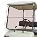 10L0L Golf Cart Windshield for Yamaha G22 (2003-2006) Models Gas or Electric Golf Cart (Tinted)