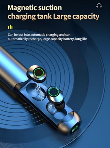 Image of BQ40 Pull Out Design TWS Wireless Earphones, 30 Hrs Playtime with Fast Charging, Bluetooth v5.4, 60Ms Low Latency Earbud for Gaming, IPX5 Sweat Resistance, 13mm Driver, Built-in Mic