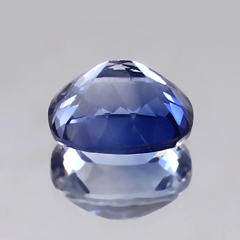 Coussin saphir bleu de Ceylan naturel 11,5x9,5mm pour création de bijoux