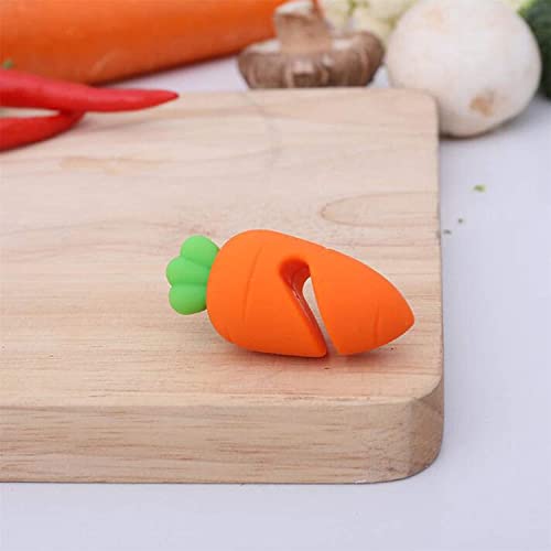 Lid Lifters Silicone Cute Carrot Shaped Overflow Pot Lid Holder Heat Small Stand for Home Kitchen Simple and Sophisticated Design