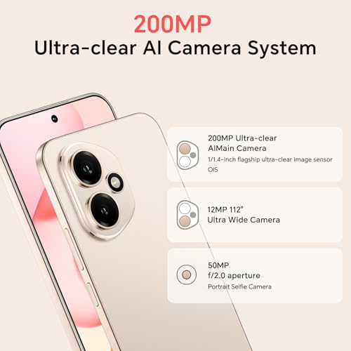 HONOR 400 5G Smartphone 8 GB 512 GB, 200 MP KI-Kamera, Snapdragon 7 Gen 3, 120 Hz ultrahelles 6,55-Zoll-Display mit 5000 Nits, Dual-SIM, NFC, IP65, Android 15, Schwarz
