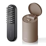 SALONIA サロニア EMS リフトブラシ 3Dケア & ピュアブライト スチーマー ベージュ セット 電気ブラシ フェイススチーマー 美顔器 電動頭皮ブラシ リフトアップ 【Amazon.co.jp限定】