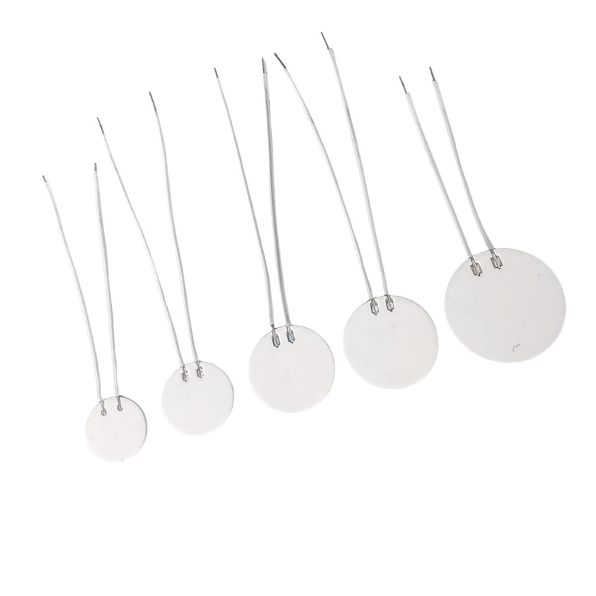 5 szt. Miniaturowe metalowe ceramiczne elementy grzejne - wysokotemperaturowe ceramiczne arkusze grzewcze z tlenku glinu(24x1.3mm 24V)
