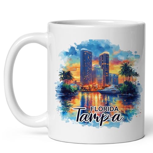 Tampa Florida Cigar City 11oz Ceramic Coffee Mug