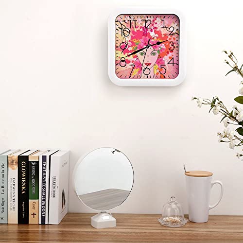 Pendule murale silencieuse contre la distraction pour école et bureau - 5