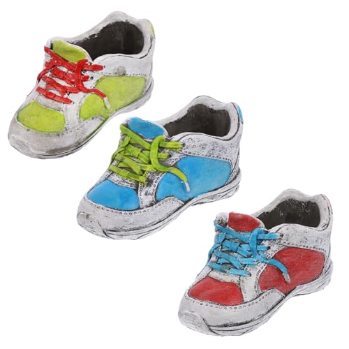 Sosoport 3 Vasi Da Fiori A Forma Di Scarpe Vasi Artificiali Per La Decorazione Della Casa