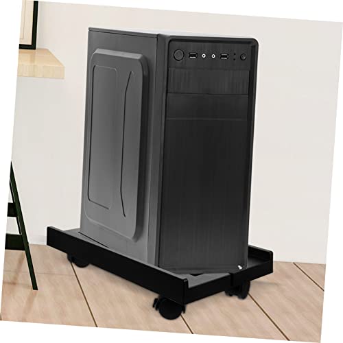 Soporte móvil para torre de computadora LALAFINA con ruedas, carrito para CPU, ideal para oficina en casa y uso bajo el escritorio miniatura 2