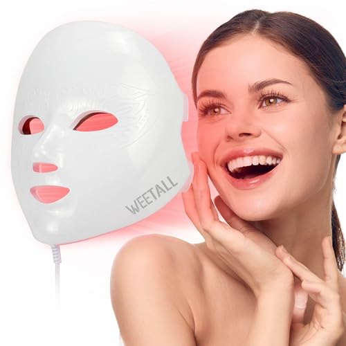 8-Color Red Light Therapy LED Facial Mask