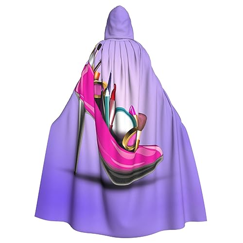 Cape à capuche pour costumes d'Halloween et soirées déguisées à thème médiéval