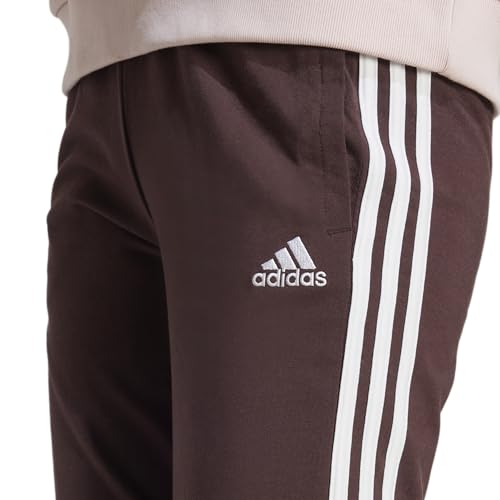 Image of adidas Womens 3-Stripes Drawstring Sweatpants Training Casual - Black