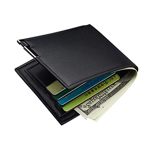 Aslnsong Anime Slim Front Pocket Wallet Short Pattern Pu Purse Wallet For Men Students 4.72In X 3.9In (One Piece) #TOP4