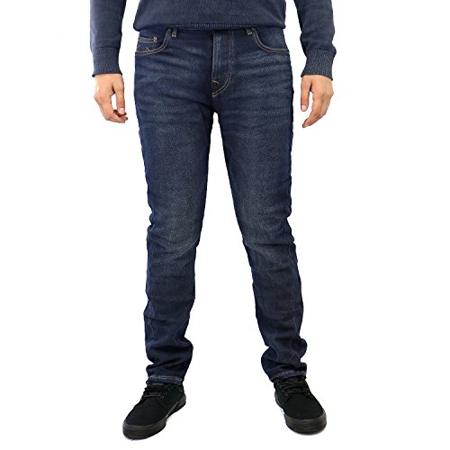 True Religion Men's Twisted Dean Relaxed Tapered Leg Jean In Running Wild