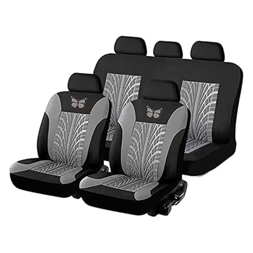VELOMY Housses de siège Voiture pour Dacia Duster 2018-2023 2024. Ensemble Complet de Housses de siège Avant et arrière, antidérapantes et Respirantes,E