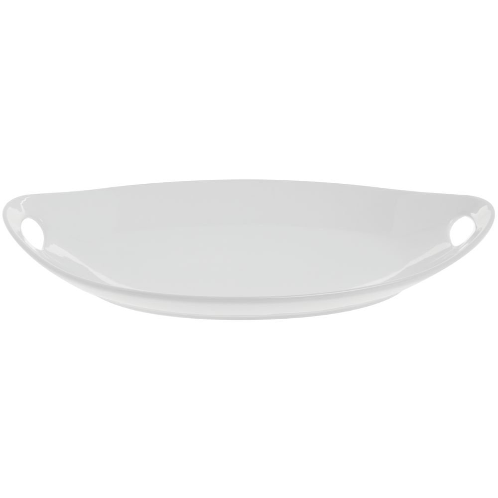 Oval Platter w/ Handle by BIA Cordon Bleu – 15 inches, Porcelain, White, Model VZS-003