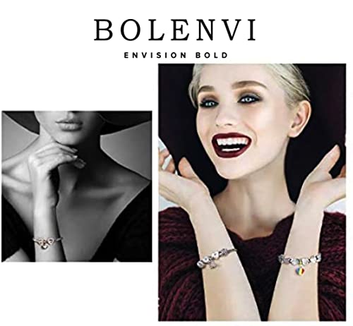 Adjustable European Charm Bracelets 3Mm Steel Snake Chain Fits Pandora Beads Pendants & More (Gold Lobster Clasp Bracelet) #TOP4