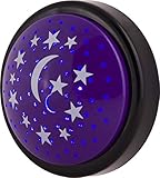 GE LED Star Tap Light, Projects Moon and Stars on the Ceiling, Tap On/Off, Battery Operated, 30 Minute Time Out Feature, Ideal for Kid’s Rooms and Play Rooms, 17457