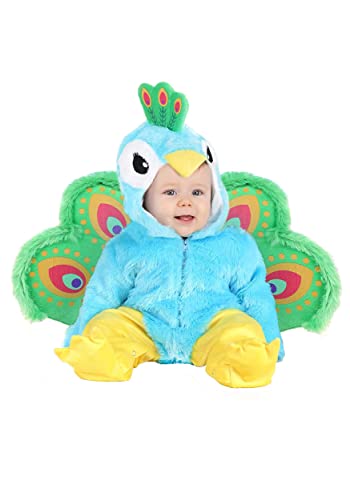 Disfraz de Pavo Real para Bebés miniatura 1
