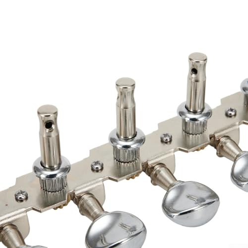 Juego de 12 cuerdas para afinar guitarra acústica con llaves redondas 6L/6R, afinadores de repuesto de...