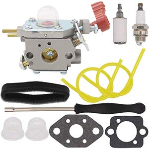 YooppaC1U-P27 Carburetor 753-06288 with Fuel Filter Line for MTD Troybilt MS2550 MS2560 MS9900 RM430 TB2040XP TB2044XP TB2MB TB430 Craftsman 316791020 316795860 316711170 316711190 Trimmers