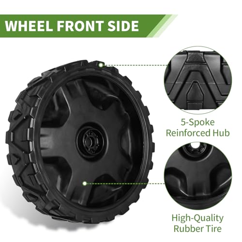 Lawn Mower Wheel - Front Side
