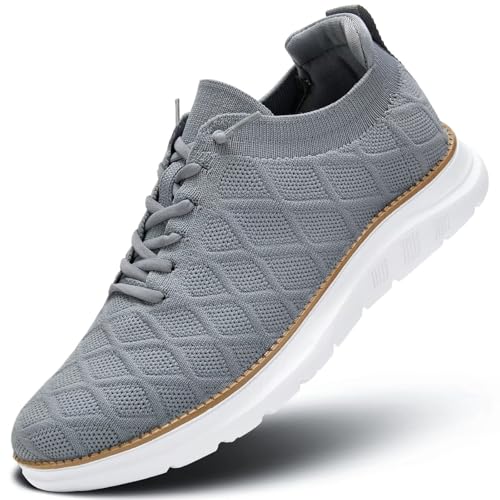 Men's Knit Oxfords Casual Sneakers