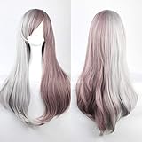 Style japonais classique féminin Natürliche Modische Gerade Kurze Perücke Damen Perücke schwarz Frauen Lang Haar