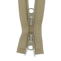 Zipworld Cremallera Continua De 3 Mm En Espiral, Varias Longitudes Y Colores (beige Claro – 307, 2 Metros + 5 Cremalleras (separadas) GP=m/2,49