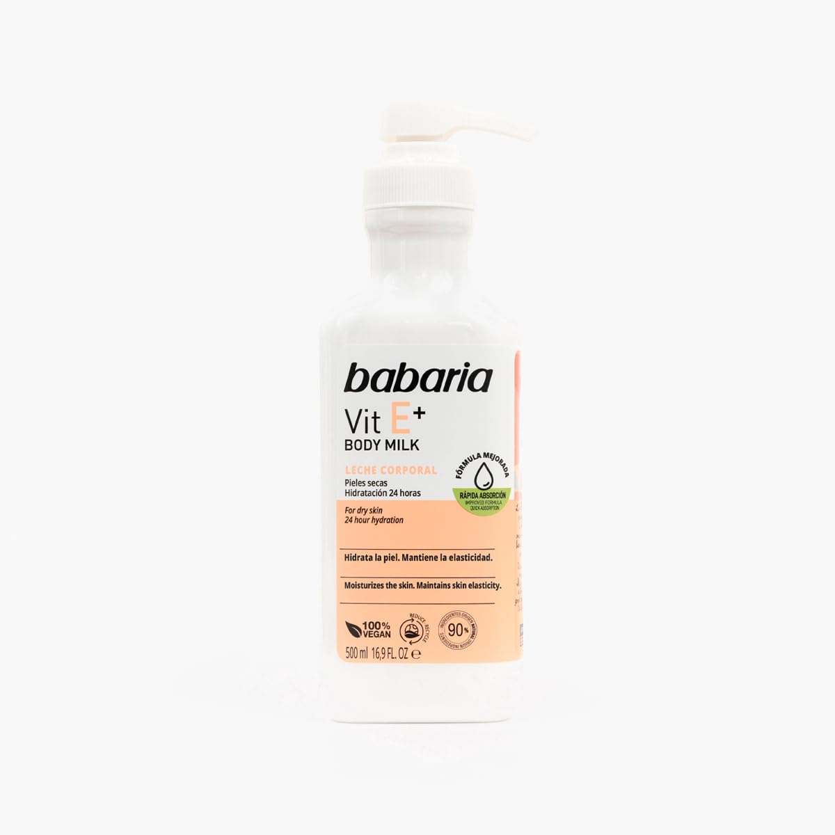 Babaria Vitamin E Body Milk - Moisturizing Body Lotion for Women and Men - Dry Skin Body Cream - Boosts Collagen Production, Skin Elasticity - 16.9 oz image 2