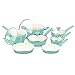 GreenPan Rio 12pc Ceramic Non-Stick Cookware Set, Turquoise