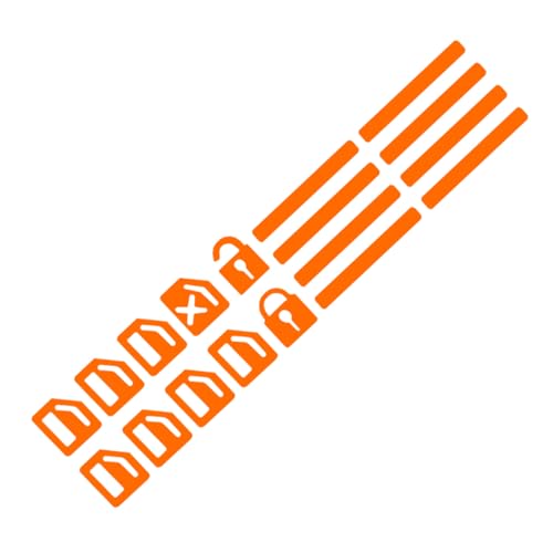 KPFILEH Car Control Switch Luminous Sticker Decal, Night Safety Glow