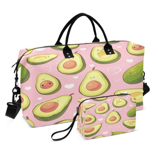 Sac de natation avocat et sa trousse pour les vacances des filles