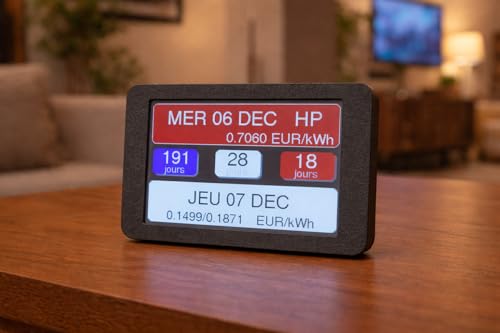 Afficheur Tempo boîtier tactile pour piloter la consommation du foyer