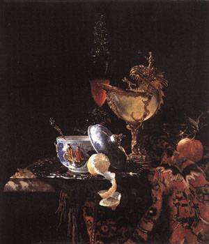 Peinture à l'huile Still Life Willem Kalf pour remplacer les impressions froides par de l'art