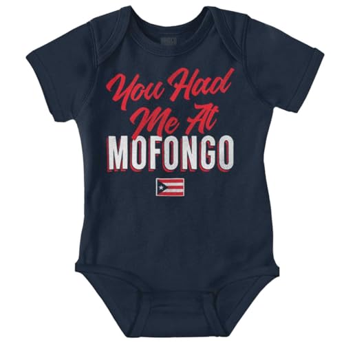 Image of Brisco Brands Had Me At Mofongo Puerto Rican Pride Baby Romper Boys or Girls