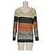 Shirts for Women Fall Outfits Clothes Fashion Casual Color Block Long Sleeve T Shirt V Neck Dressy Loose Tunic Tops Brown