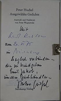 Hardcover Ausgewa¨hlte Gedichte (Bibliothek Suhrkamp ; Bd. 345) (German Edition) [German] Book