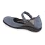 Feathery Blue Nubuck/Tin Gray Lthr/Glass Silver