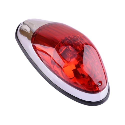 Feu arrière de frein moto universel 12V rouge en ABS pour Chopper et Cruiser